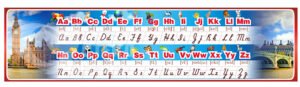 Англійський алфавіт стенд