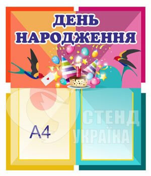 День народження – стенд