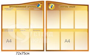 Набір стендів для організації «Профспілковий куточок та охорона праці»