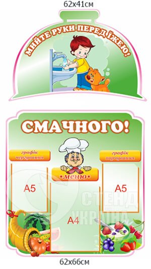 Комплект стендів «Смачного!»