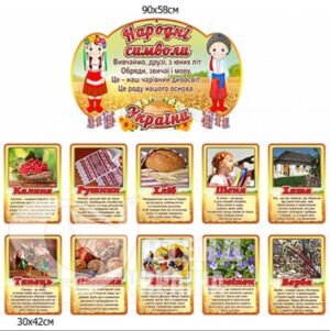 Комплект стендів «Народні символи України»