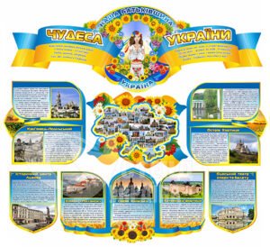 Комплект стендів «Чудеса України»