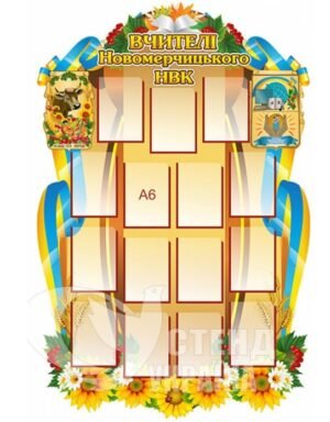 Стенд «Презентація пед-працівників у начальному закладі»