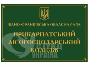 Фасадна вивіска «Рублена» з об’ємними буквами