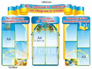 Стенд у вчительську «Від творчості вчителя – до творчості учня»