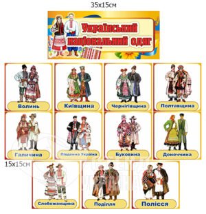 Комплект стендів «Український національний одяг»