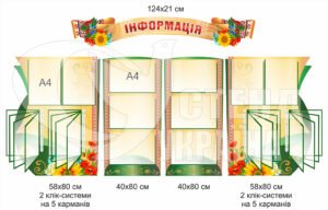 Стенд “Інформація” з клік-системою