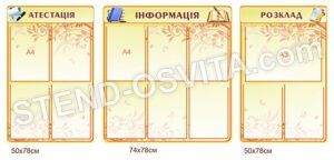 Комплект стендів інформаційний для учнів