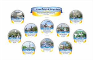 “Міста герої України” комплект стендів