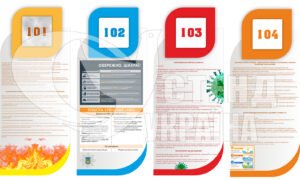 Комплект стендів з безпеки
