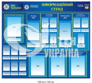 Інформаційний стенд для поліції