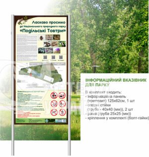 Інформаційний вказівник для парку