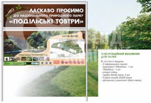 Вказівник для парку інформаційний