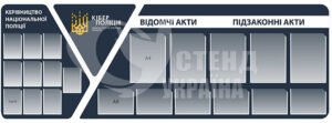 Комплект стендів для кібер поліції