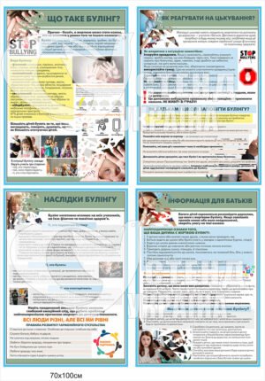 Комплект стендів “Протидія булінгу”
