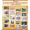 Стенд "Види декоративно-прикладного мистетцва"