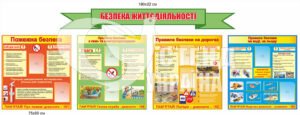 Комплект стендів “Безпека життєдіяльності”