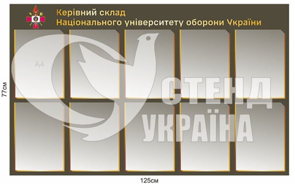Стенд “Керівний склад НУОУ”