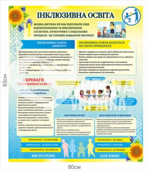 Стенд «Інклюзивна освіта»