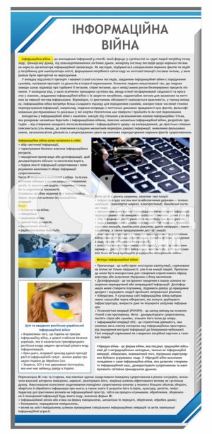 Стенд “Інформаційна війна”