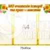 Стенд «МО вчителів історії та права»