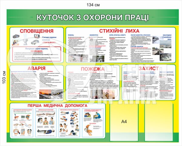 Стенд з охорони праці
