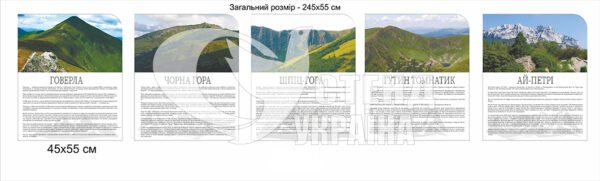 Стенди “Гори України”