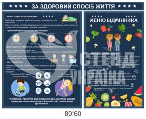 Стенд “За здоровий спосіб життя”