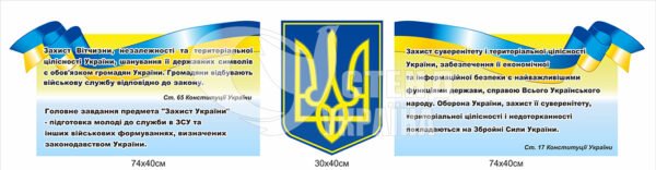 Комплект стендів “Захист України”