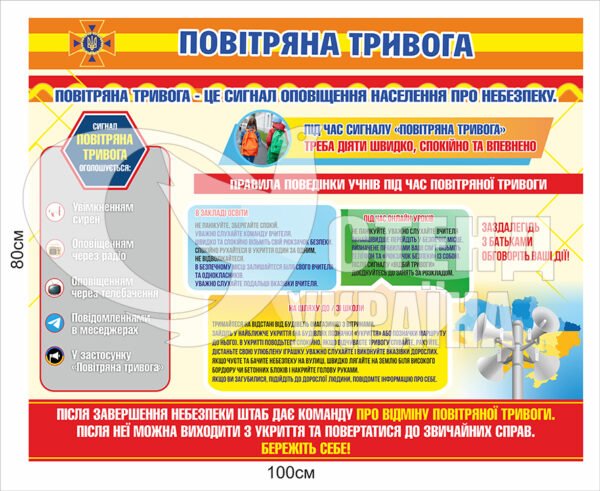 Стенд “Повітряна тривога”