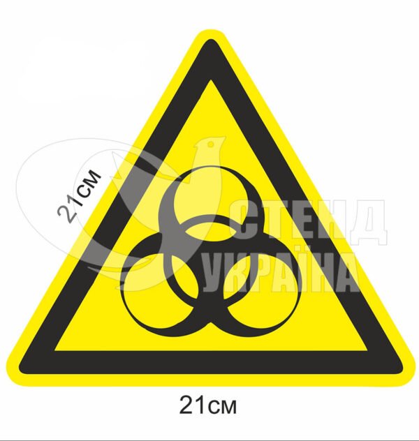 Табличка “Біологічна небезпека”
