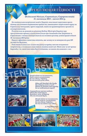 Стенд “Революція гідності”