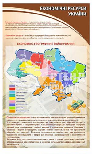 Стенд “Економічні ресурси України”