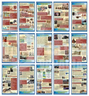 Комплект стендів для оформлення кабінету історії України