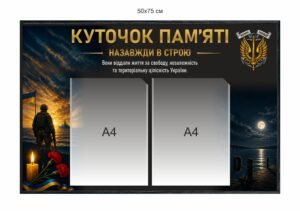 Військовий стенд “Куточок пам’яті”