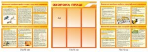 Стенд “Охорона праці під час деревообробки”