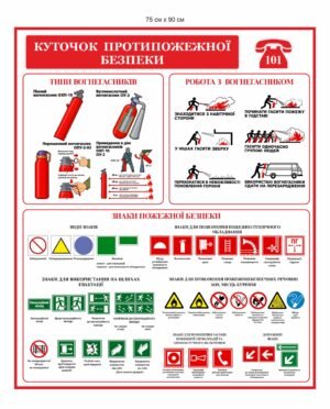 Куточок протипожежної безпеки